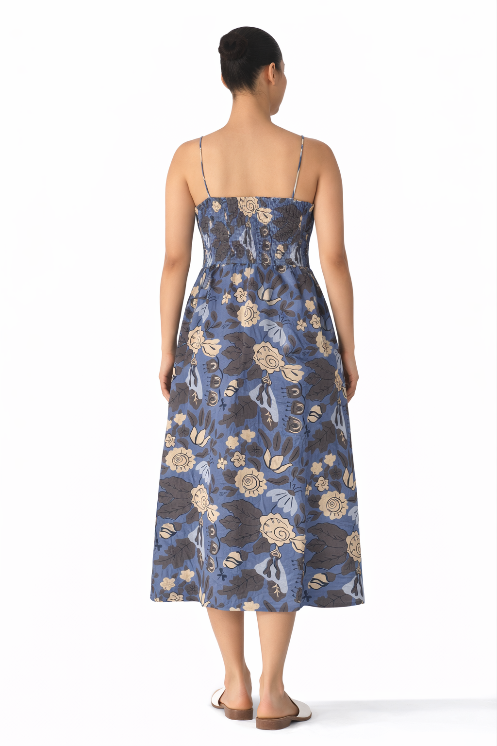 Floral Graffiti Slip Dress