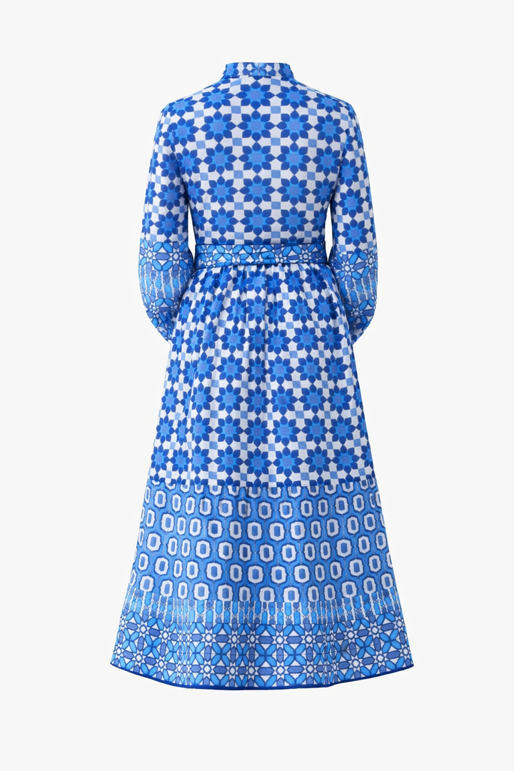 Artistic Blue Dress