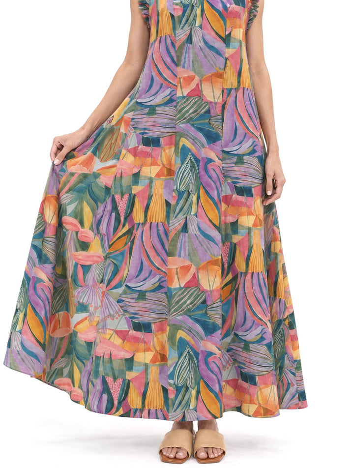 Art Pop Maxi Dress