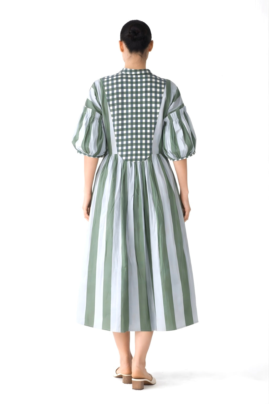 Vintage Stripe Midi dress