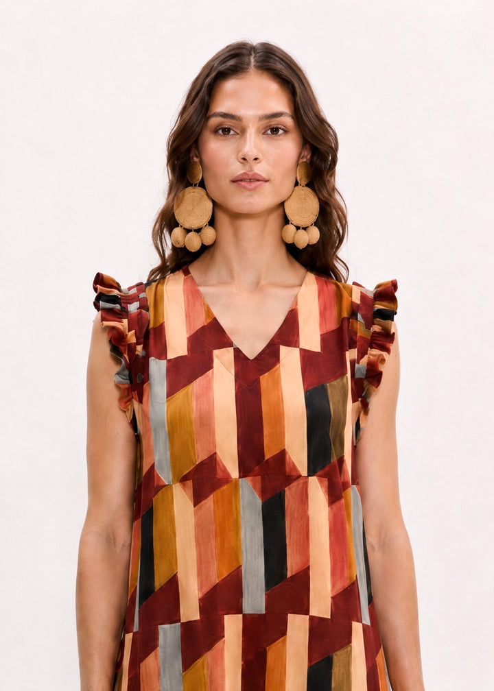 Retro Maxi Dress