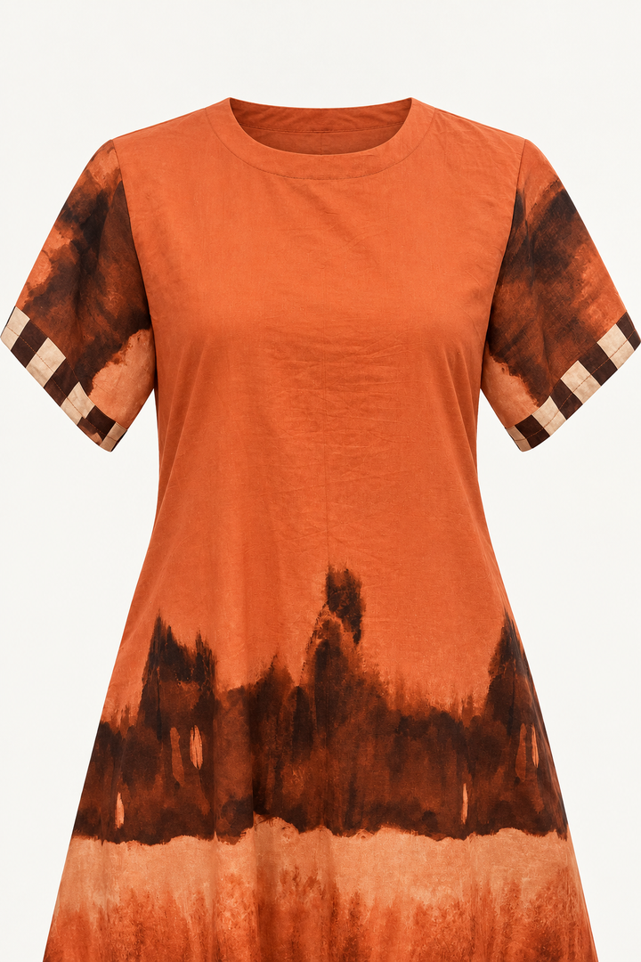 Ember Brush Dress