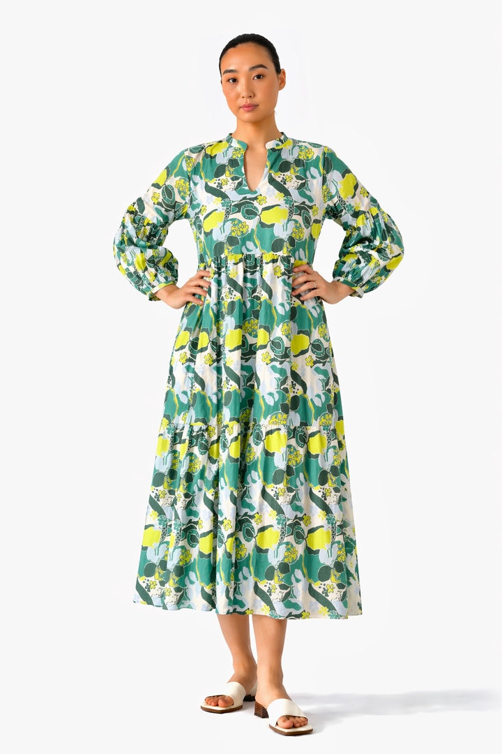 Green Cosmos Dress