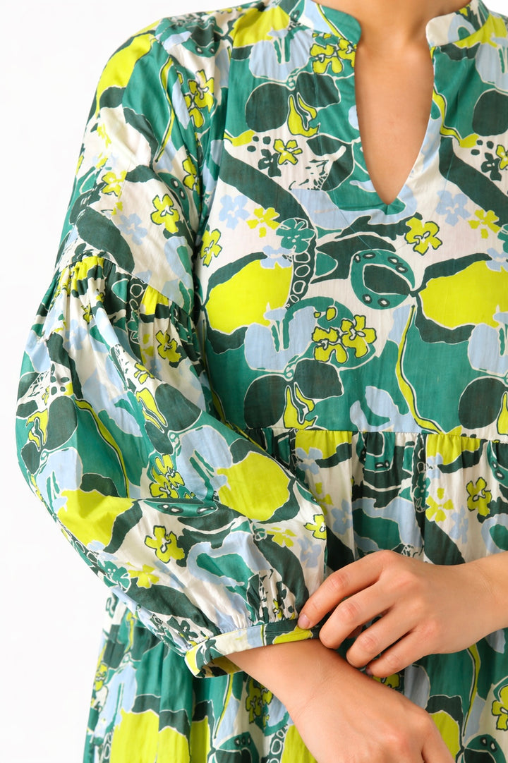 Green Cosmos Dress