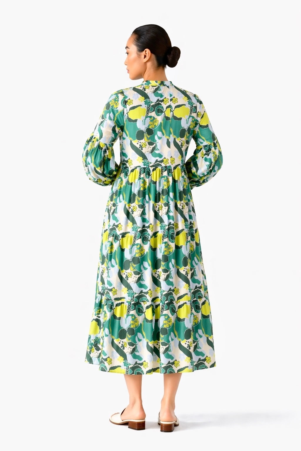 Green Cosmos Dress
