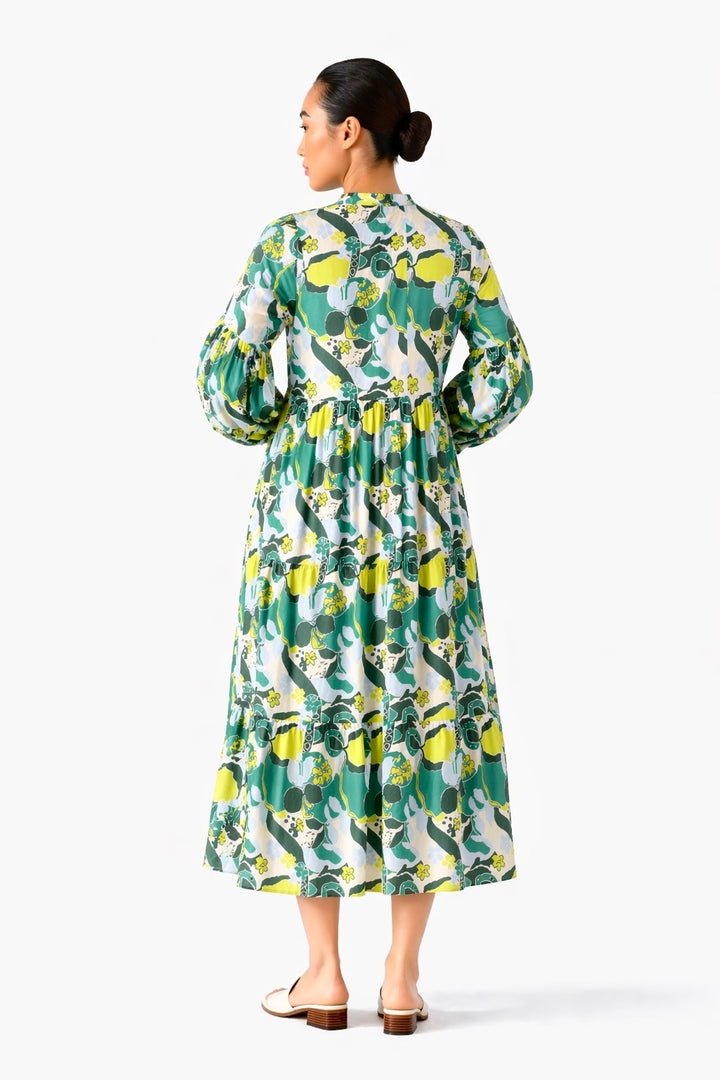 Green Cosmos Dress