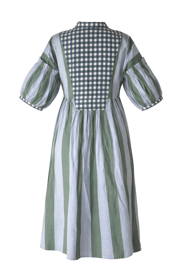 Vintage Stripe Midi dress