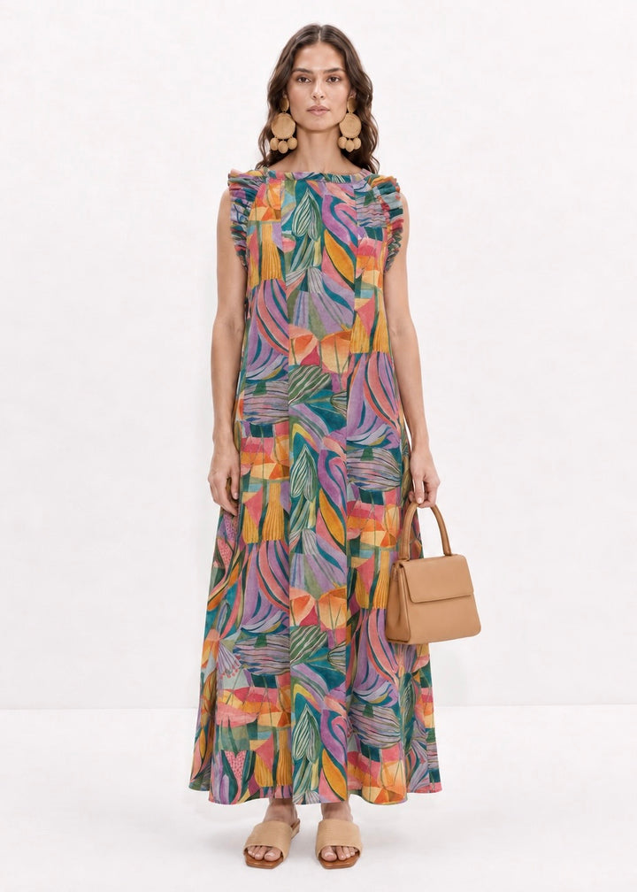 Art Pop Maxi Dress