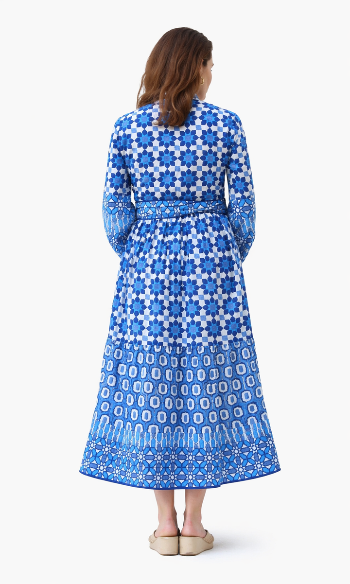 Artistic Blue Dress
