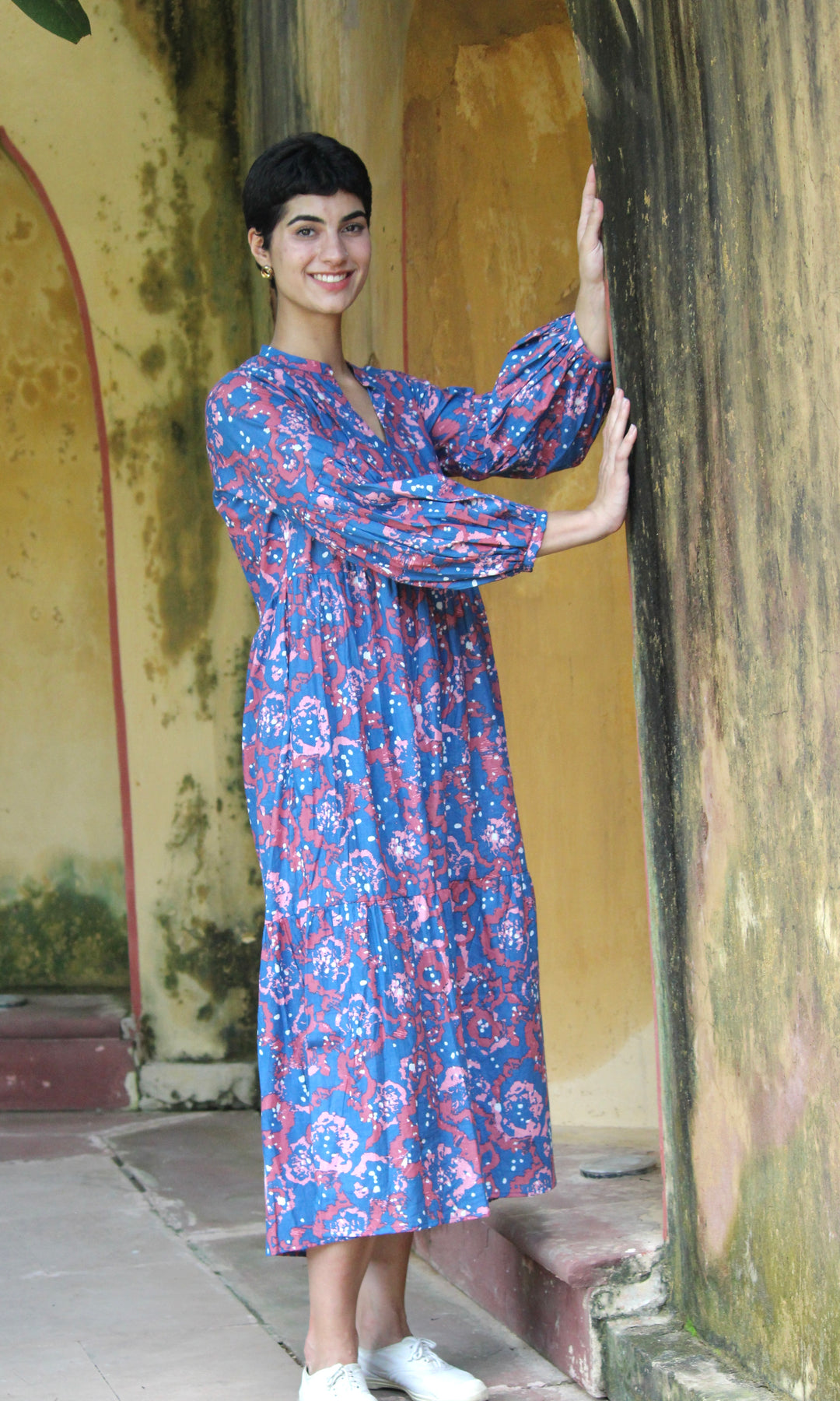Blue Lagoon dress – Cyclamen
