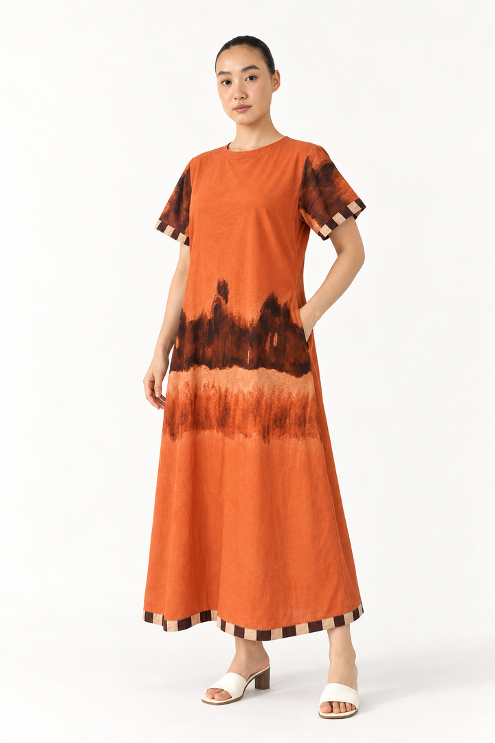 Ember Brush Dress