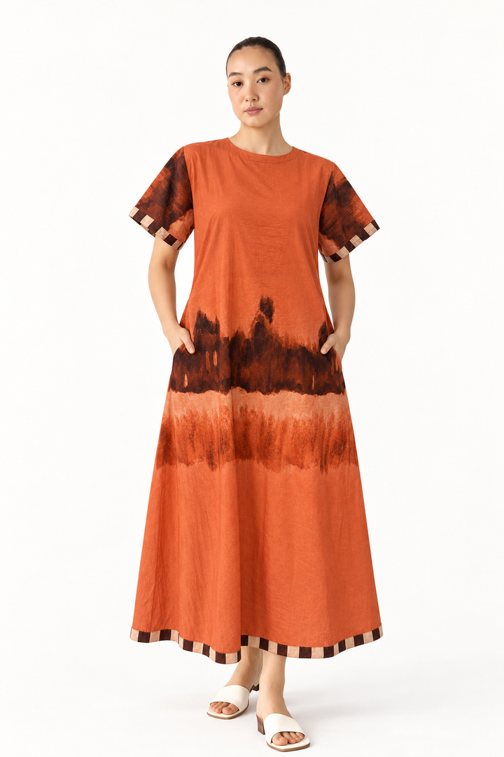 Ember Brush Dress
