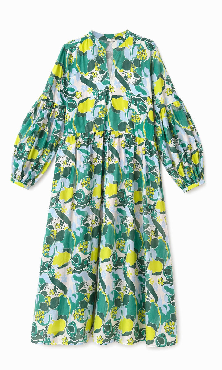 Green Cosmos Dress