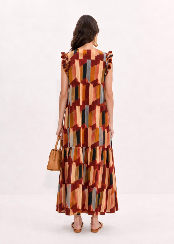 Retro Maxi Dress